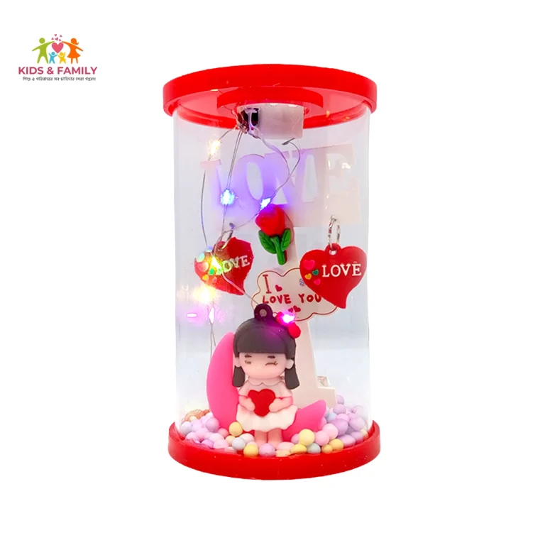 LED love showpiece Bangladesh, romantic gift item BD, love girl decorative dome BD, valentine gift Bangladesh, anniversary gift BD, cute love decor Bangladesh, LED romantic light BD, proposal gift idea Bangladesh, couple gift item BD, love theme home decor Bangladesh, unique romantic gift BD