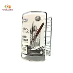 Kitchen Utensils Holder Cutlery Silverware Drying Rack Stainless Steel
