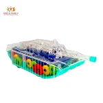 Transparent Gear Tank Toy – Mechanical Light-Up Military Tank