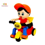 Cute Boy Tricycle Toy – Fun Bicycle Cartoon Figure