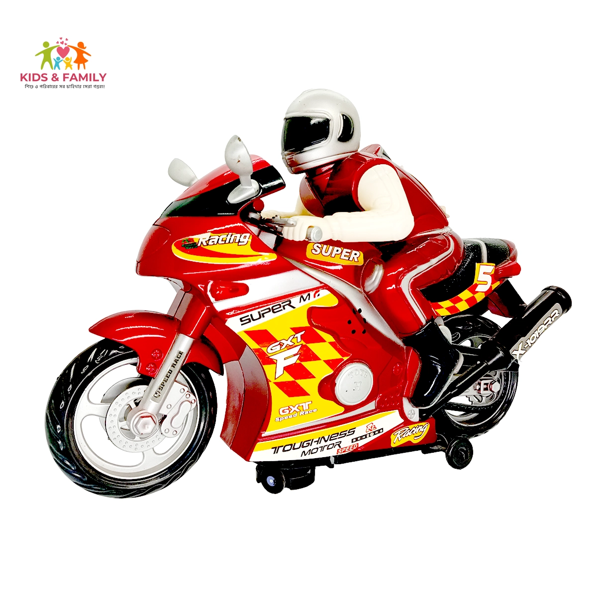Super Racing Motorbike Toy with Rider – Speed Racing Bike for Kids - Image 1