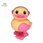 Cute Pink Duck Cartoon Toy – Fun Baby Bath & Play Toy