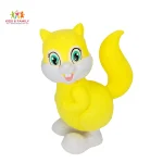 Cute Yellow Cat Cartoon Toy – Fun Baby Play Toy