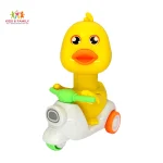 Cute Duck Riding Scooter Toy – Fun Rolling Baby Toy (Yellow)
