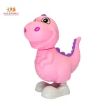 Soft Rubber Baby Dinosaur Toy – Squeeze & Bath Toy (Pink)