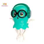 Cute Cartoon Octopus Musical Toy with Headphone Design – Light & Sound